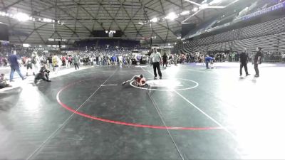 45 lbs 1st Place Match - Jacques Finley, Spokane Wrestling vs Asher Kelly, Sumner Panthers Jr. Wrestling