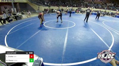 170 lbs Consi Of 8 #2 - Lubbock Drake, Warner Eagles Youth Wrestling vs Nathaniel Perez, Firebird Elite