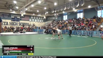 152 lbs 1st Place Match - Daniel Sterling, Temecula Valley vs Tyler Aughenbaugh, Chaparral