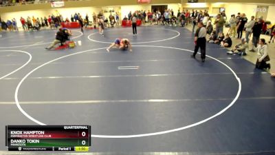 136 lbs Quarterfinal - Knox Hampton, Farmington Wrestling Club vs Danko Tokin, Minnesota