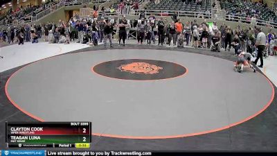 82 lbs Cons. Round 4 - Teagan Luna, Mat Sense vs Clayton Cook, Viper Wrestling