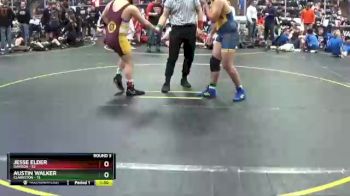 170 lbs Round 3 (4 Team) - Austin Walker, Clarkston vs Jesse Elder, Davison