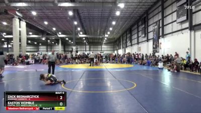 65 lbs Round 3 (4 Team) - Easton Womble, CAPITAL CITY WRESTLING CLUB vs Zack Bednarczyck, HANOVER HAWKEYE