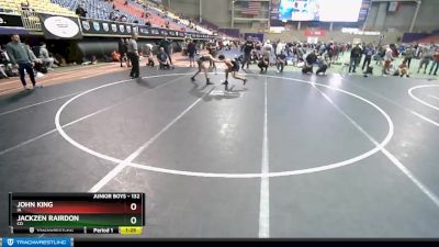 132 lbs Champ. Round 1 - Jackzen Rairdon, CO vs John King, IA