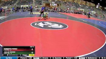 134 lbs Round 2 (4 Team) - Roberto Perez, Tualatin vs Oscar Doces, West Linn