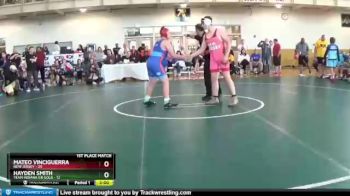 250 lbs Placement Matches (8 Team) - Mateo Vinciguerra, New Jersey vs Hayden Smith, Team Indiana GR Gold