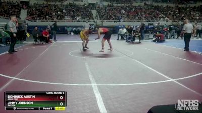 D3-190 lbs Cons. Round 3 - Dominick Austin, Agua Fria vs Jimmy Johnson, Payson