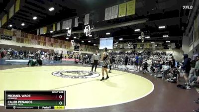 138 lbs Cons. Round 3 - Michael Wade, Monache vs Caleb Penagos, Murrieta Mesa