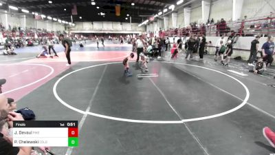 42 lbs Final - James Devaul, Pikes Peak Warriors vs Peyton Chelewski, Colorado Outlaws