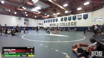 285 lbs Cons. Semi - Cole Jackson, Cal Poly vs Michael Rhea, Menlo College