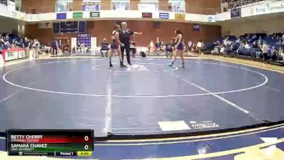 116 lbs Semifinal - Samara Chavez, King University vs Betty Cherry, Emmanuel College