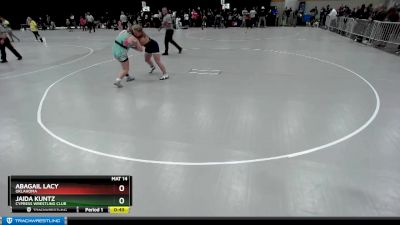 183 lbs Round 3 - Abagail Lacy, Oklahoma vs Jaida Kuntz, Cypress Wrestling Club