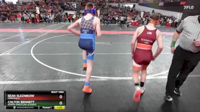 140 lbs Quarterfinal - Colton Bennett, Askren Wrestling Academy vs Sean Sleznikow, Marshfield