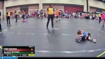 49 lbs Round 2 (6 Team) - Blakley Richards, Team Gotcha vs Theo Santiago, Midwest Xtreme Wrestling
