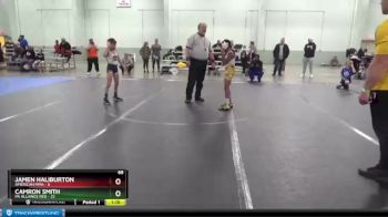 68 lbs Round 2 (8 Team) - Jamen Haliburton, American MMA vs Camron Smith, PA Alliance Red