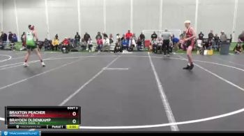 132 lbs Round 2 (4 Team) - Braxton Peacher, Nebraska Blue vs Brayden Oldenkamp, South Dakota Mania