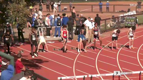 High School Boys' 110m Hurdles, Final