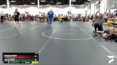 80 lbs Round 2 (4 Team) - Colin Deily, Team Revolution vs Mason Irwin, Glasgow WA