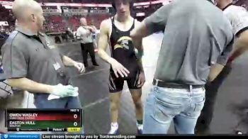 D2-152 lbs Quarterfinal - Easton Hull, Waupun vs Owen Wasley, Saint Croix Central