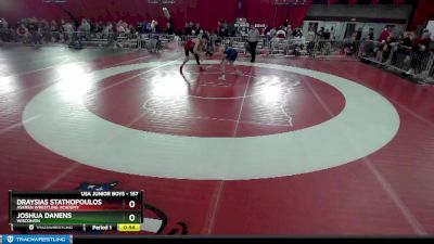 157 lbs Cons. Round 3 - Draysias Stathopoulos, Askren Wrestling Academy vs Joshua Danens, Wisconsin