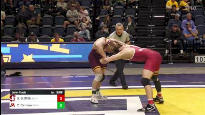 165 lbs Semifinal - Shane Griffith, Stanford vs Cael Carlson, Minnesota