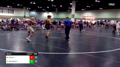 138 lbs Round 2 (6 Team) - Hayden Hansford, Sunbear Wrestling vs Micah Scott, Bubbletown Mat