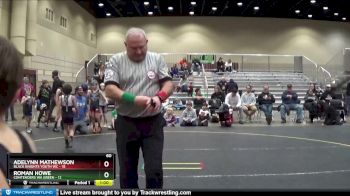 60 lbs Round 1 (6 Team) - Zach Wright, Black Knights Youth WC vs Henry Riesen, Contenders WA Green