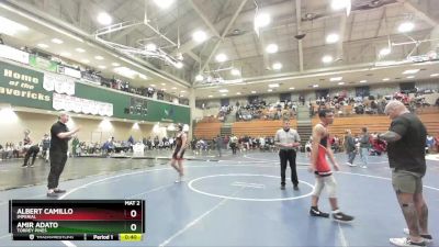 132 lbs Cons. Round 2 - Albert Camillo, Imperial vs Amir Adato, Torrey Pines