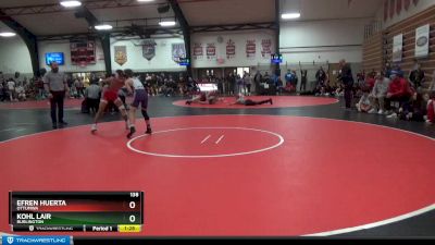 138 lbs Cons. Round 3 - Kohl Lair, Burlington vs Efren Huerta, Ottumwa