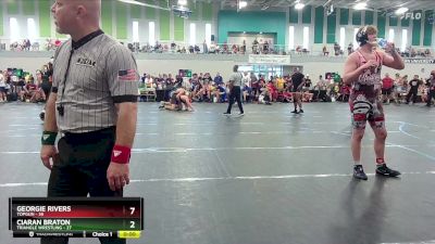 165 lbs Cons. Round 3 - Georgie Rivers, Topgun vs Ciaran Braton, Triangle Wrestling