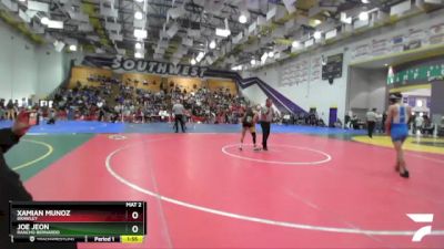 113 Boys Quarterfinal - Xamian Munoz, Brawley vs Joe Jeon, Rancho Bernardo