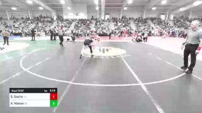 120 lbs Semifinal - Samantha Sachs, CA vs Alyssa Mahan, DE