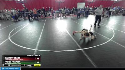 67 lbs 3rd Place Match - Paddy McNally, Ringers Wrestling Club vs Barrett Crabb, Team Nazar Training Center