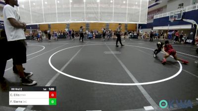 90 lbs Rr Rnd 2 - Christopher Ellis, Standfast vs Fernando Sierra, OKC Saints Wrestling