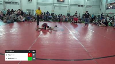 96 lbs Semifinal - Jackson Hoy, Phoenix W.C. vs Mike Ferello, Dayton Bandits - Black