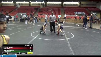 52 lbs Round 5 - Hank Blair, Unattached vs Paislye Kirk, CP Wrestling