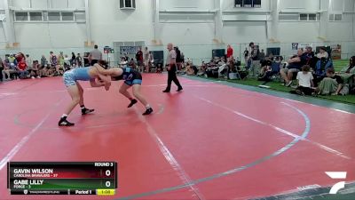 157 lbs Round 3 (8 Team) - Gavin Wilson, Carolina Brawlers vs Gabe Lilly, Forge