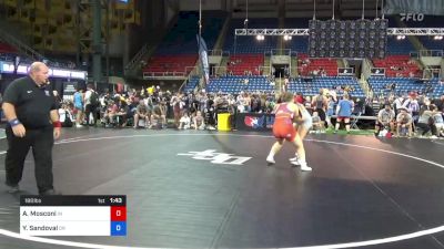 180 lbs Rnd Of 16 - AvaLyn Mosconi, Indiana vs Ylyana Sandoval, Oregon