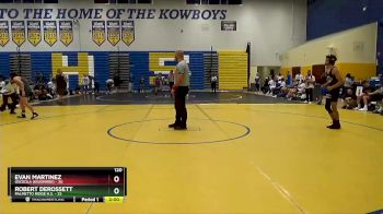 120 lbs Quarterfinals (8 Team) - Evan Martinez, Osceola (Kissimmee) vs Robert DeRossett, Palmetto Ridge H.S.