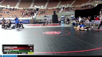 D2-157 lbs Cons. Round 1 - Frank Villanueva, Canyon View vs Candido Flores, Barry Goldwater