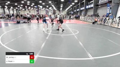 182 lbs Round Of 32 - Marcus James, KY vs Jackson Peak, LA