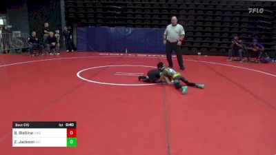 60 lbs Quarterfinal - Bryson Bistline, Lykens, PA vs Zachary Jackson, Siiclerville, NJ