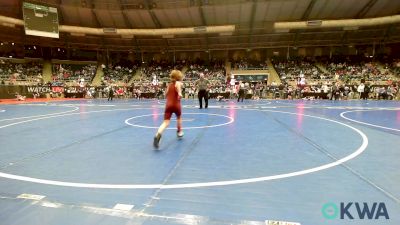 60 lbs Consi Of 8 #1 - Cole Bennett, Ada Youth Wrestling vs Kord Earnhart, Roland Youth League Wrestling