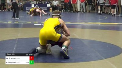 165 lbs Round Of 64 - Wills Bronson, John Carroll vs Aaron Ferguson, Kent State