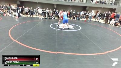 220 lbs Cons. Round 1 - Taylor Dodd, ID vs Landon Punua, WA