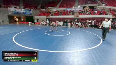 120 lbs Round 1 (16 Team) - Isaak Arevalo, Arlington Martin vs Brayden Perkins, Katy Jordan