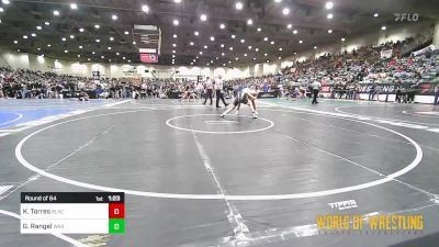 125 lbs Round Of 64 - Kiano Torres, Blackcat WC vs Gavin Rangel, War Hammer