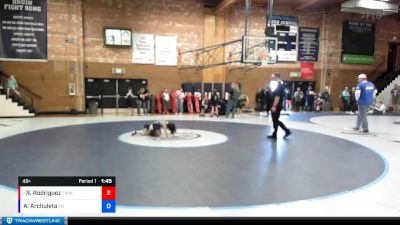 48+ Round 1 - Rhett Rodriguez, Hawk Wrestling Club vs Akadian Archuleta, Pocatello Grapplers