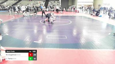 101 lbs Semifinal - Micah Engelman, Mat Assassins vs Lucas Fama, Doughboy