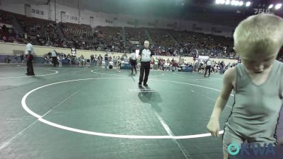 49 lbs Consi Of 16 #2 - Bowie Black, Broken Bow Youth Wrestling vs Coy Clarke, Sallisaw Takedown Club